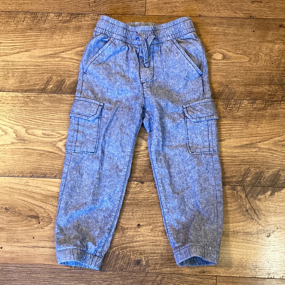 GAP Linen Blend Denim Joggers